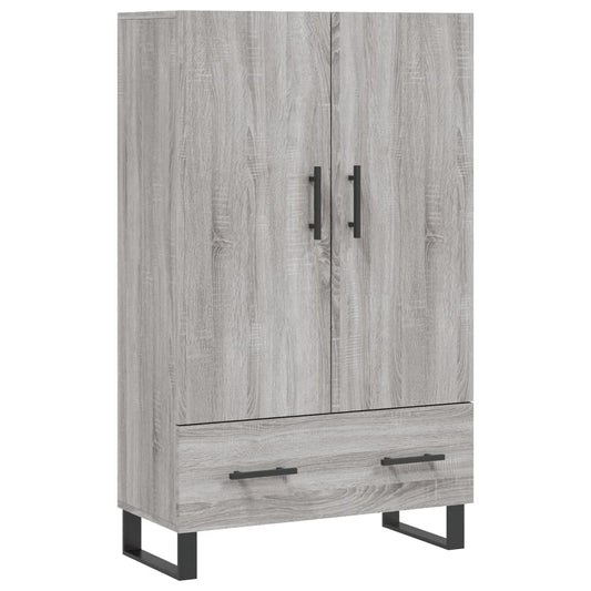 vidaXL Ντουλάπα Γκρι Sonoma 69,5 x 31 x 115 εκ. από Επεξεργασμένο Ξύλο