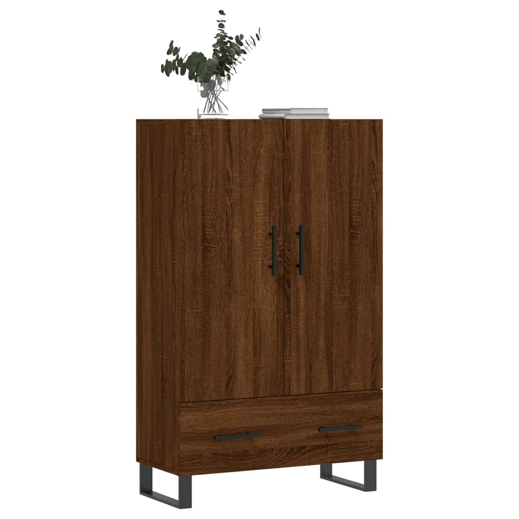vidaXL Ντουλάπα Καφέ Δρυς 69,5 x 31 x 115 εκ. από Επεξεργασμένο Ξύλο
