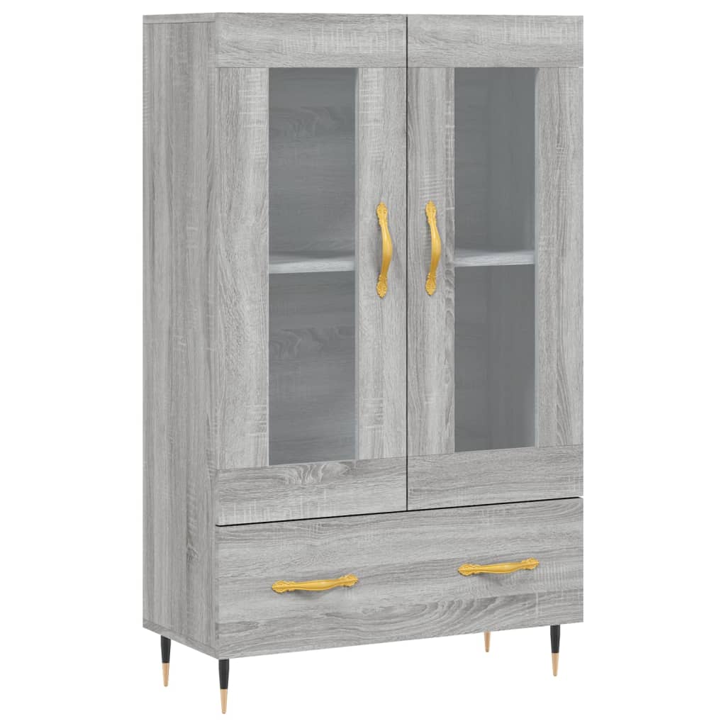 vidaXL Ντουλάπα Γκρι Sonoma 69,5 x 31 x 115 εκ. από Επεξεργασμένο Ξύλο