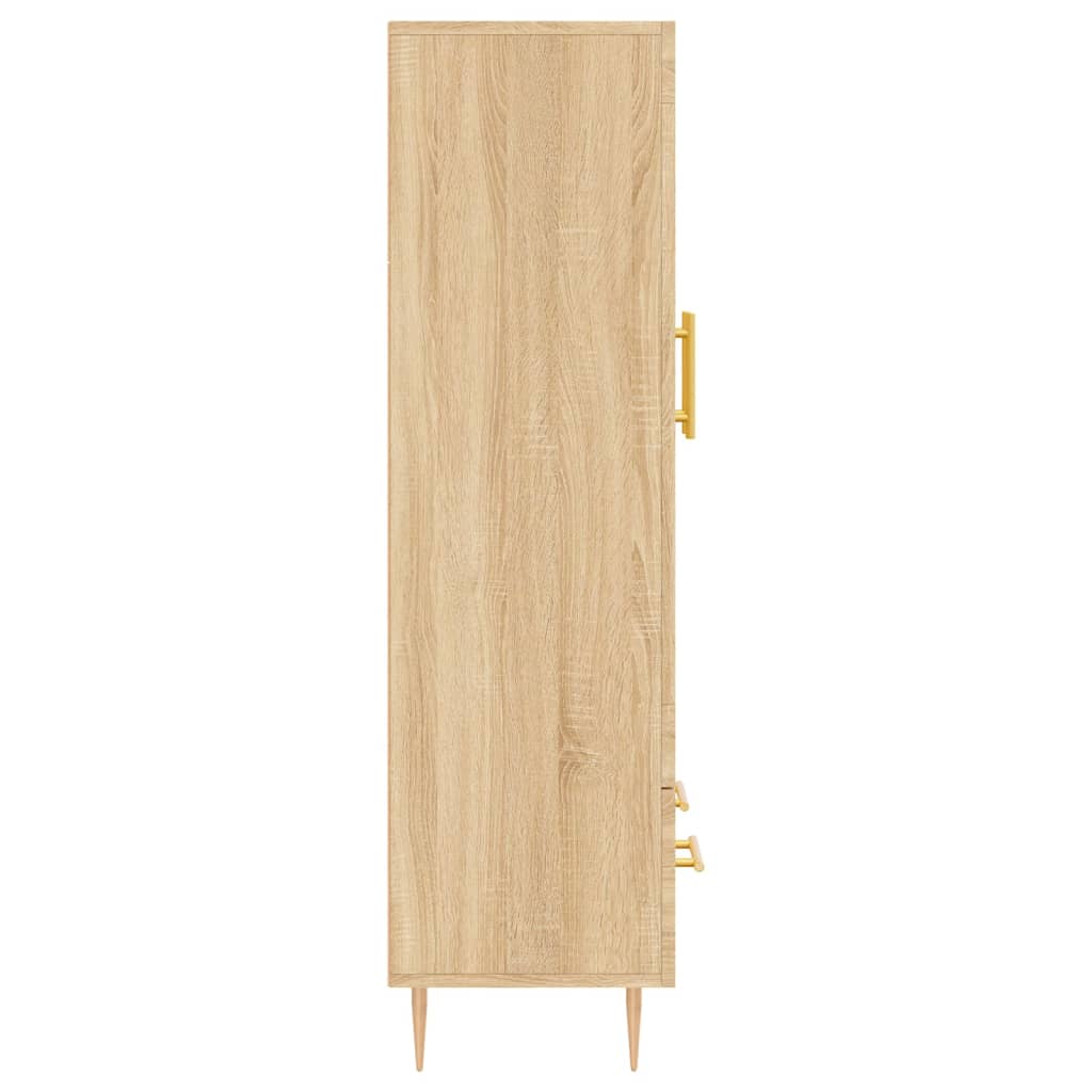 vidaXL Ντουλάπα Sonoma Δρυς 69,5 x 31 x 115 εκ. από Επεξεργασμένο Ξύλο