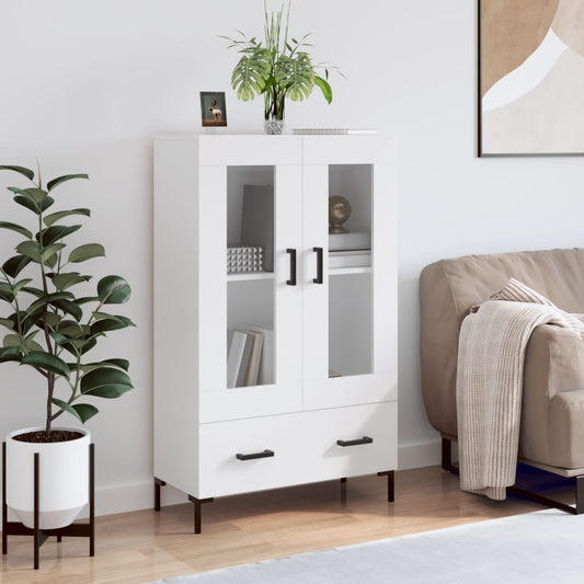 vidaXL Ντουλάπα Λευκή 69,5 x 31 x 115 εκ. από Επεξεργασμένο Ξύλο