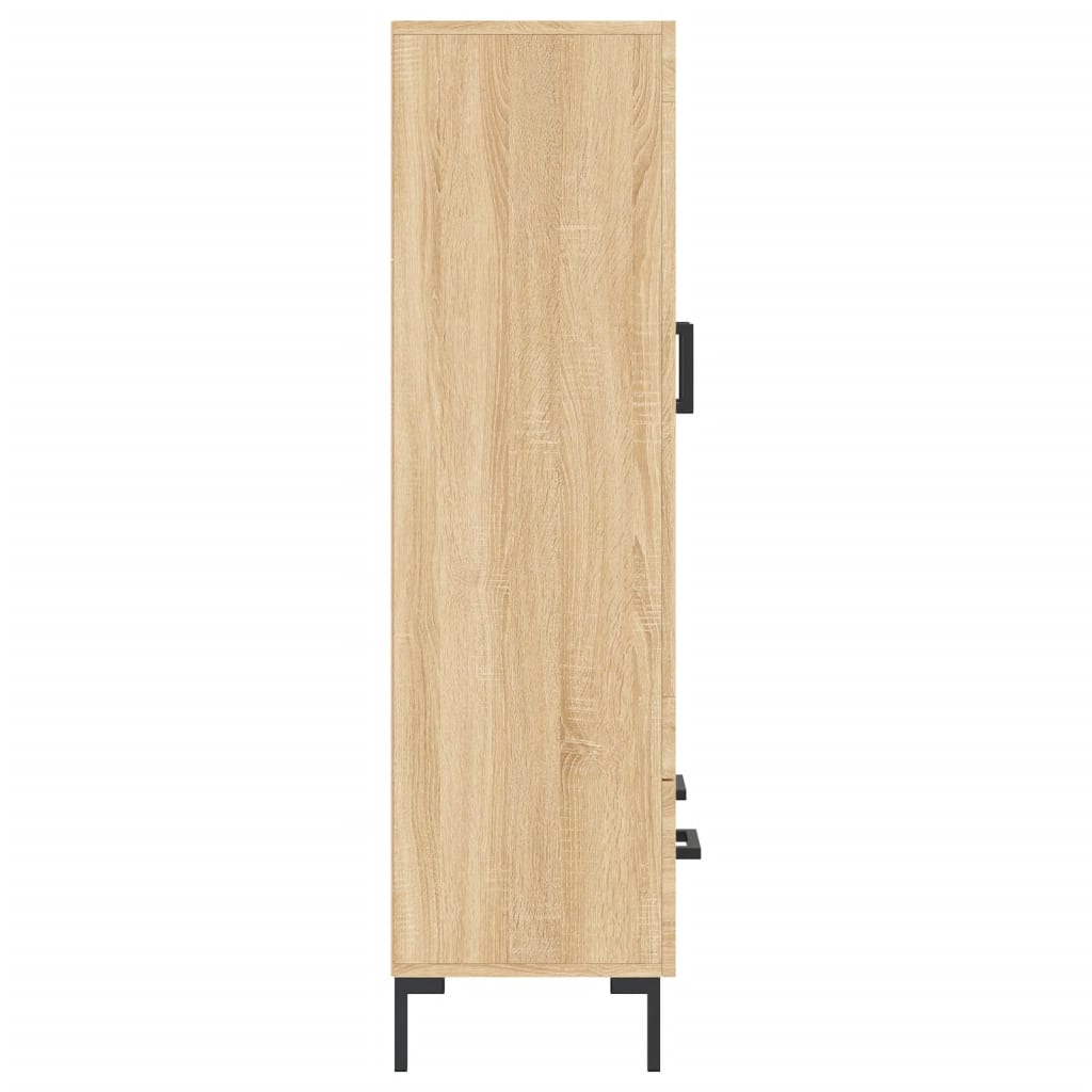 vidaXL Ντουλάπα Sonoma Δρυς 69,5 x 31 x 115 εκ. από Επεξεργασμένο Ξύλο