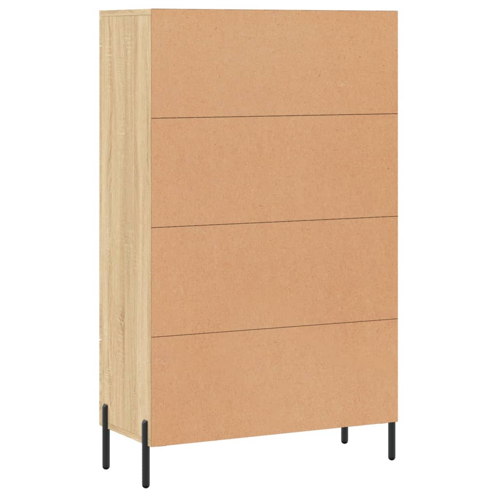 vidaXL Ντουλάπα Sonoma Δρυς 69,5 x 31 x 115 εκ. από Επεξεργασμένο Ξύλο