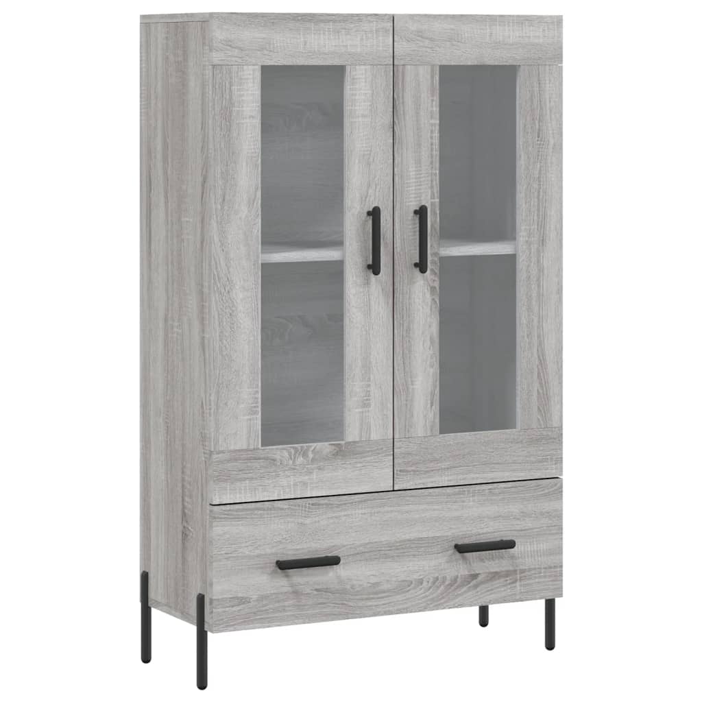vidaXL Ντουλάπα Γκρι Sonoma 69,5 x 31 x 115 εκ. από Επεξεργασμένο Ξύλο