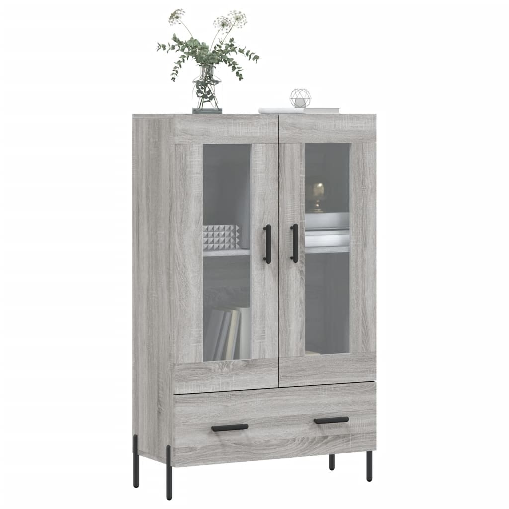 vidaXL Ντουλάπα Γκρι Sonoma 69,5 x 31 x 115 εκ. από Επεξεργασμένο Ξύλο