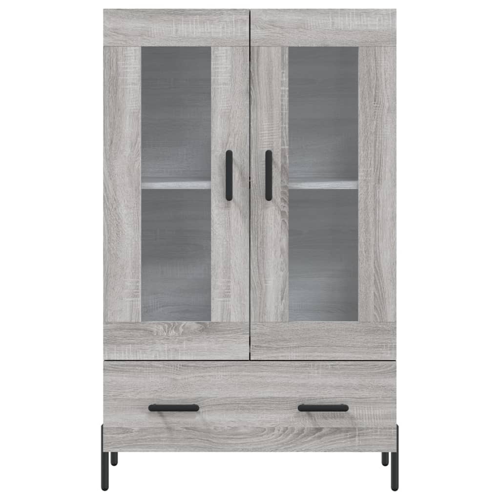 vidaXL Ντουλάπα Γκρι Sonoma 69,5 x 31 x 115 εκ. από Επεξεργασμένο Ξύλο