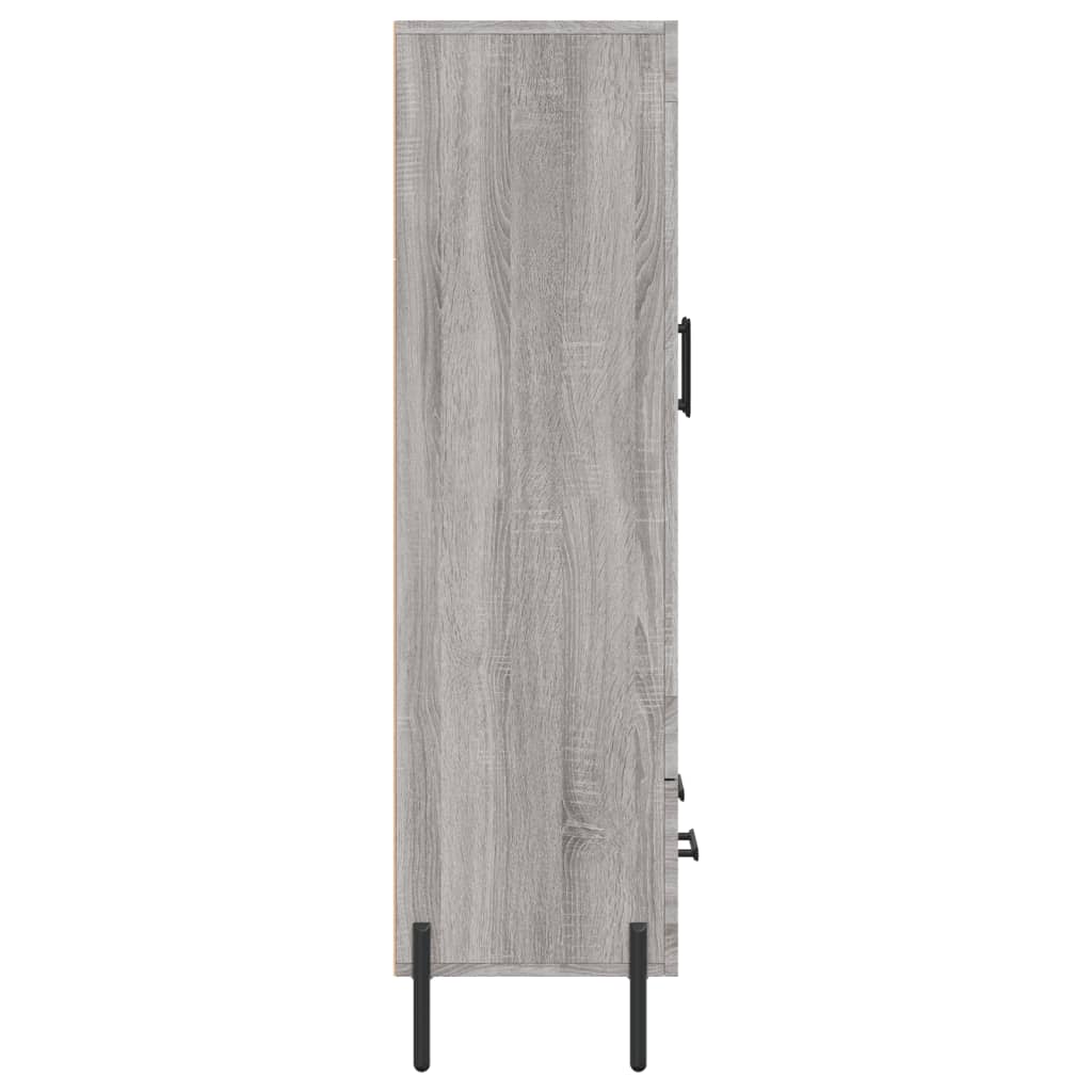 vidaXL Ντουλάπα Γκρι Sonoma 69,5 x 31 x 115 εκ. από Επεξεργασμένο Ξύλο