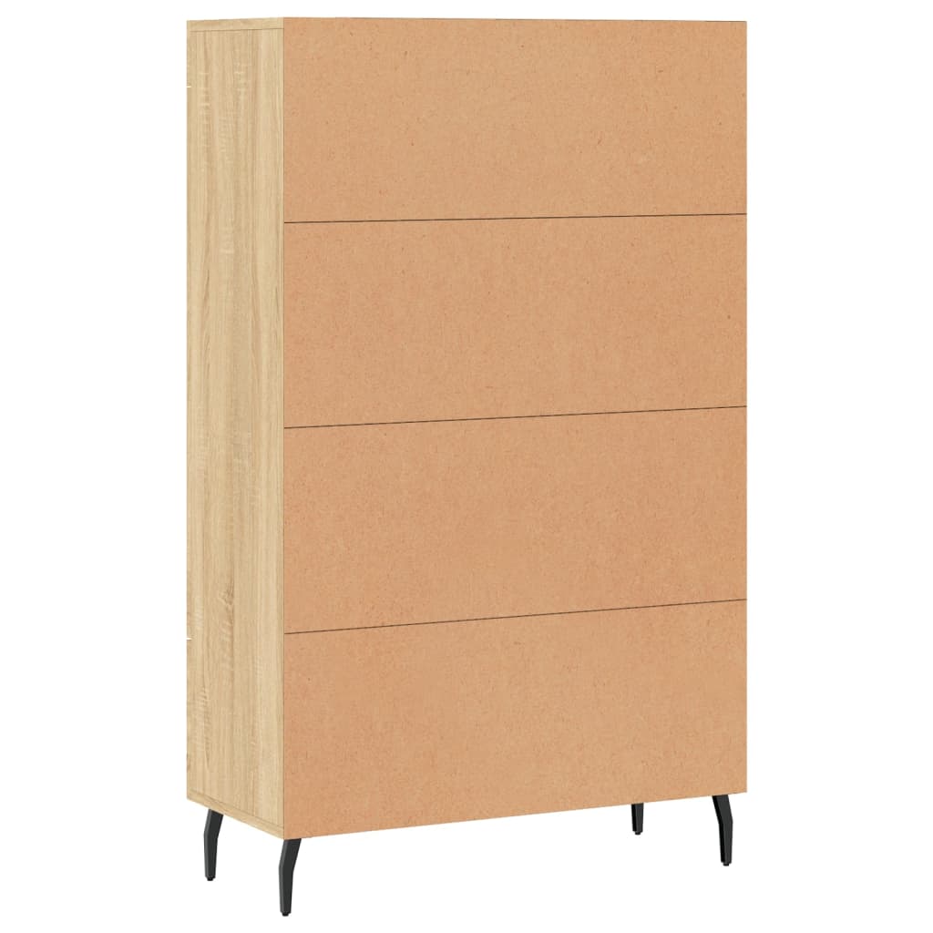 vidaXL Ντουλάπα Sonoma Δρυς 69,5 x 31 x 115 εκ. από Επεξεργασμένο Ξύλο