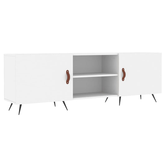 vidaXL Έπιπλο Τηλεόρασης Λευκό 150x30x50 εκ. από Επεξεργασμένο Ξύλο