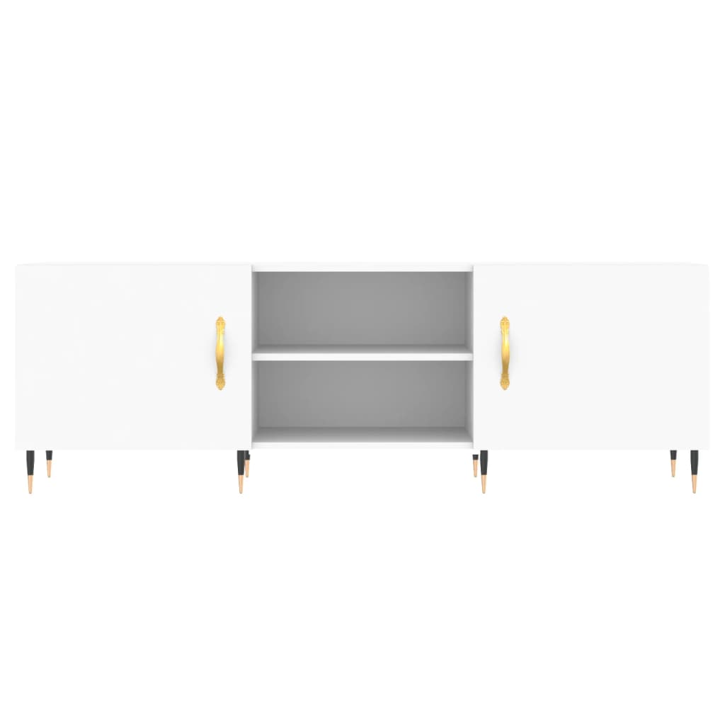 vidaXL Έπιπλο Τηλεόρασης Λευκό 150x30x50 εκ. από Επεξεργασμένο Ξύλο