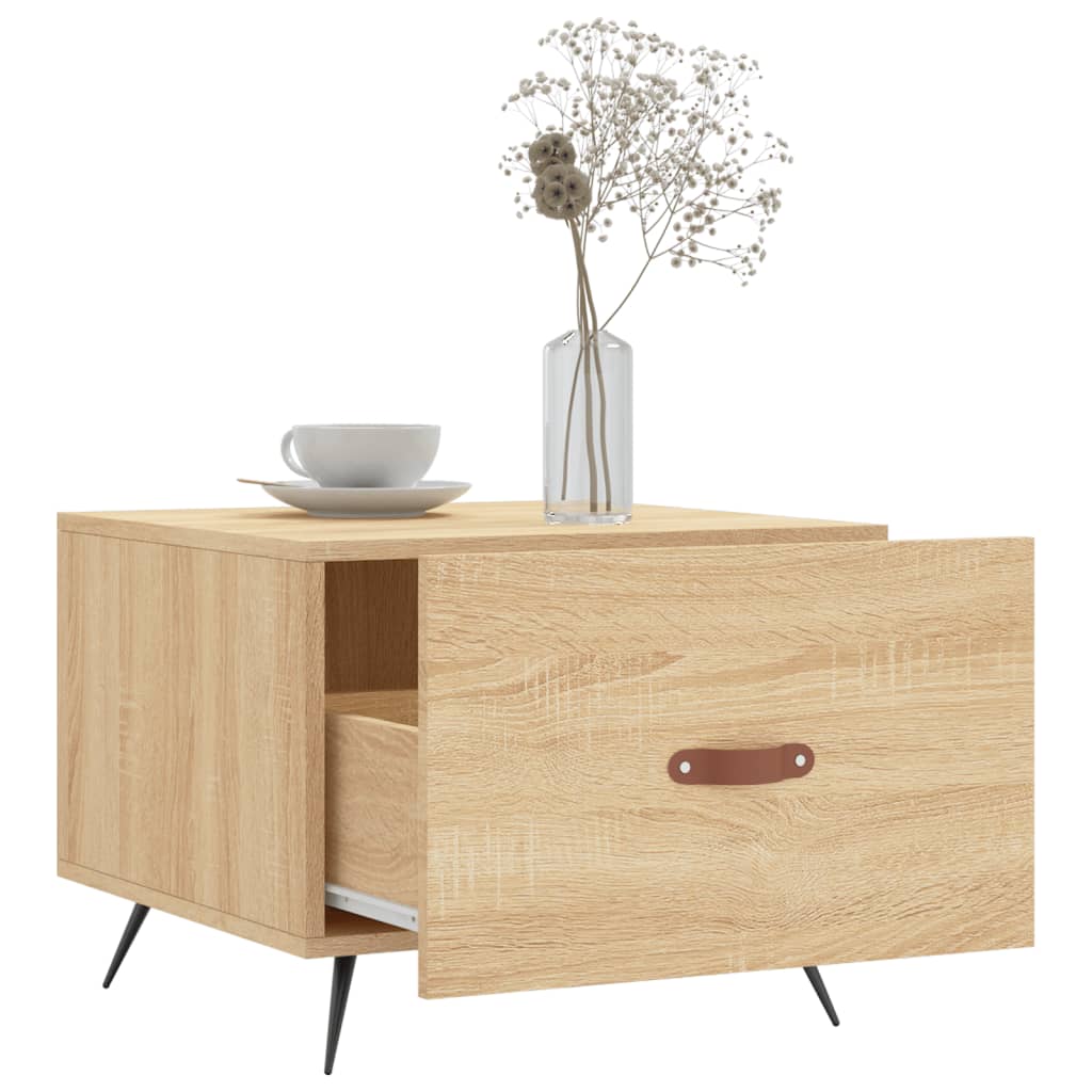 vidaXL Τραπεζάκια Σαλονιού 2 τεμ Sonoma Δρυς 50x50x40 εκ Επεξ. Ξύλο