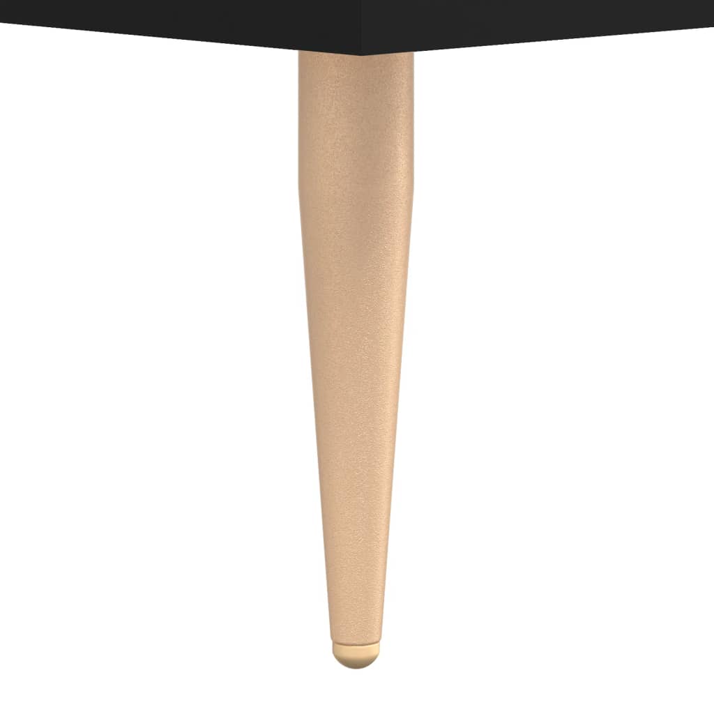 vidaXL Τραπεζάκια Σαλονιού 2 τεμ. Μαύρα 50x50x40 εκ. Επεξεργ. Ξύλο