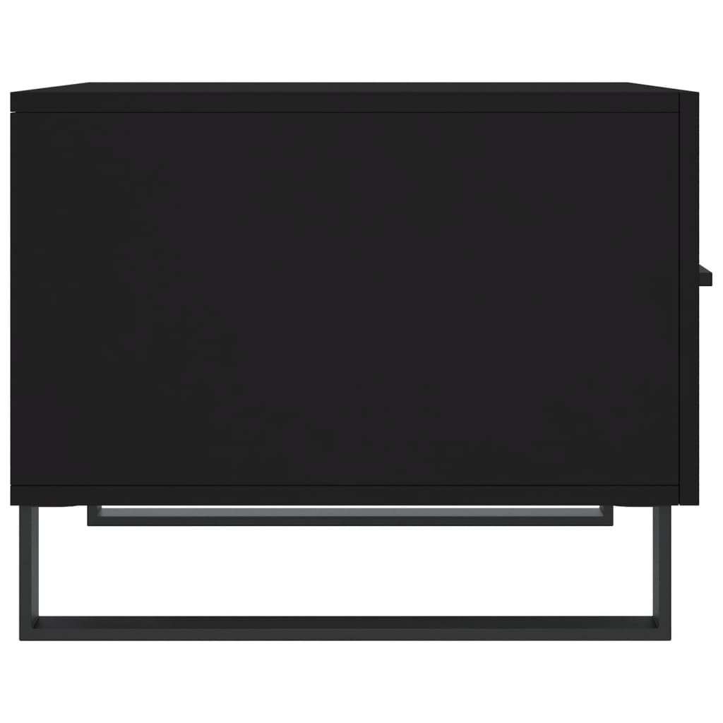 vidaXL Τραπεζάκια Σαλονιού 2 τεμ. Μαύρα 50x50x40 εκ. Επεξεργ. Ξύλο