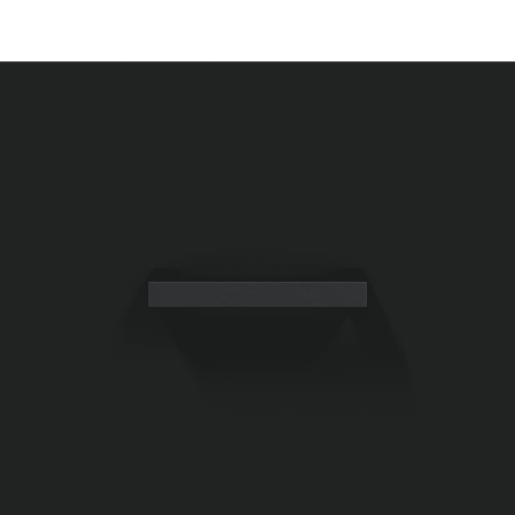 vidaXL Παπουτσοθήκη Μαύρη 30 x 35 x 105 εκ. από Επεξεργασμένο Ξύλο