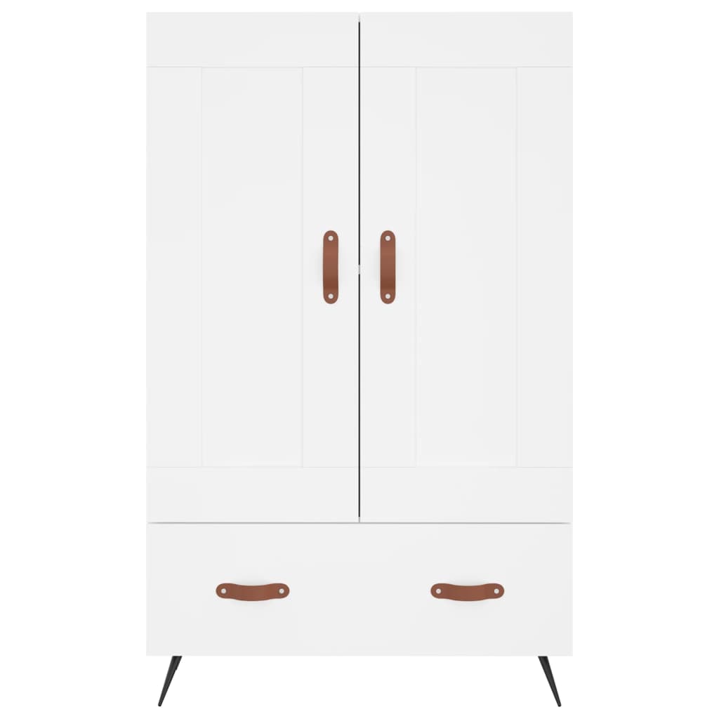 vidaXL Ντουλάπα Λευκή 69,5 x 31 x 115 εκ. από Επεξεργασμένο Ξύλο