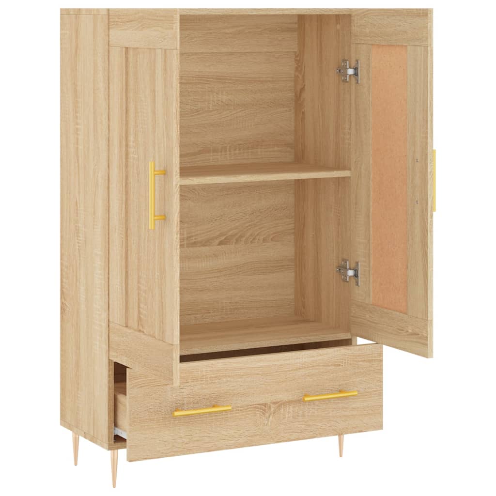 vidaXL Ντουλάπα Sonoma Δρυς 69,5 x 31 x 115 εκ. από Επεξεργασμένο Ξύλο