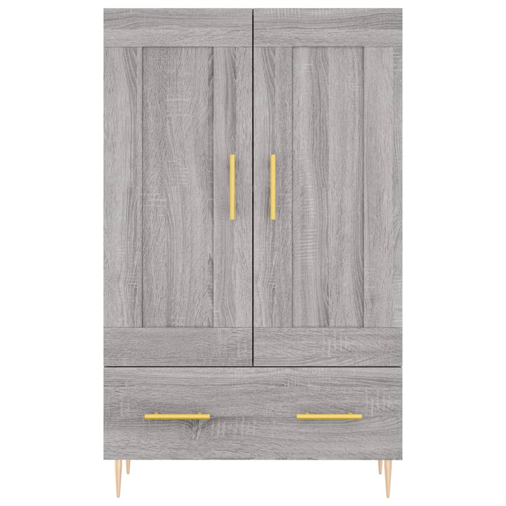vidaXL Ντουλάπα Γκρι Sonoma 69,5 x 31 x 115 εκ. από Επεξεργασμένο Ξύλο
