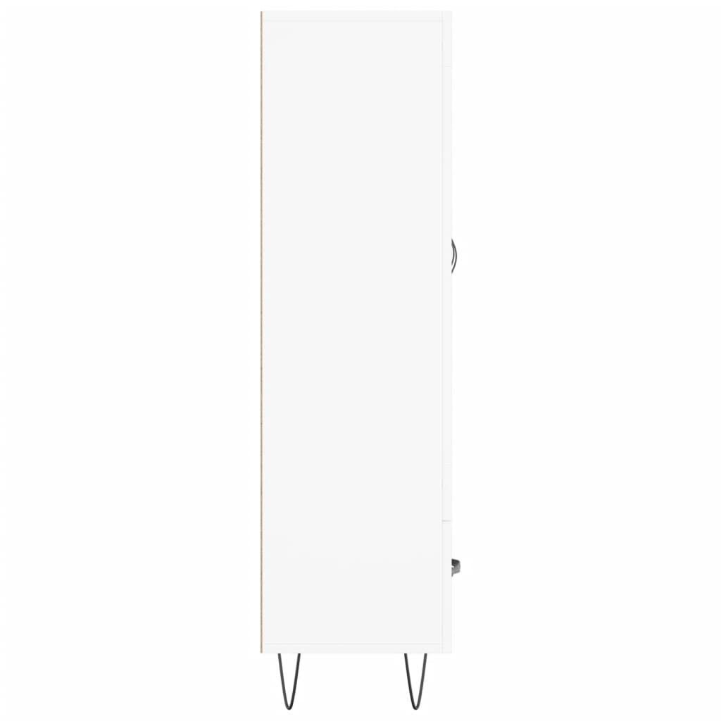 vidaXL Ντουλάπα Λευκή 69,5 x 31 x 115 εκ. από Επεξεργασμένο Ξύλο
