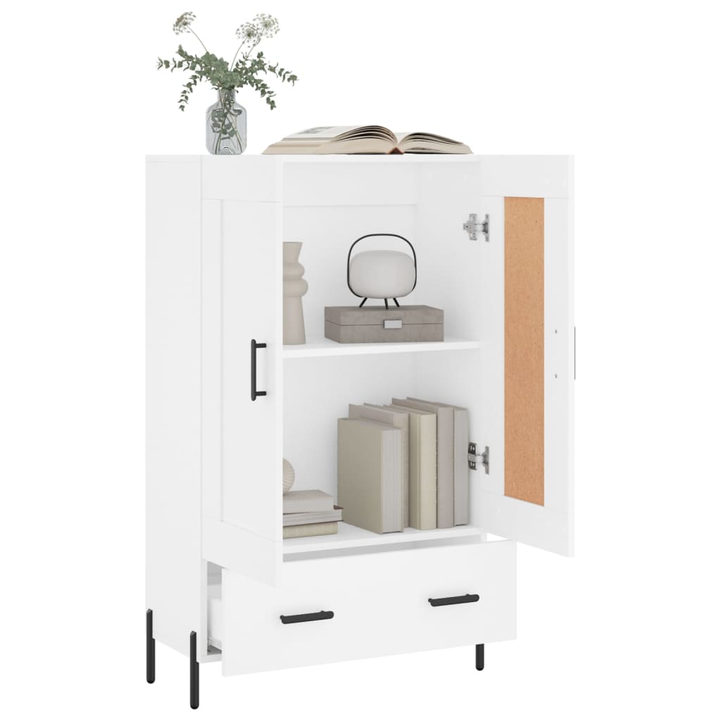 vidaXL Ντουλάπα Λευκή 69,5 x 31 x 115 εκ. από Επεξεργασμένο Ξύλο