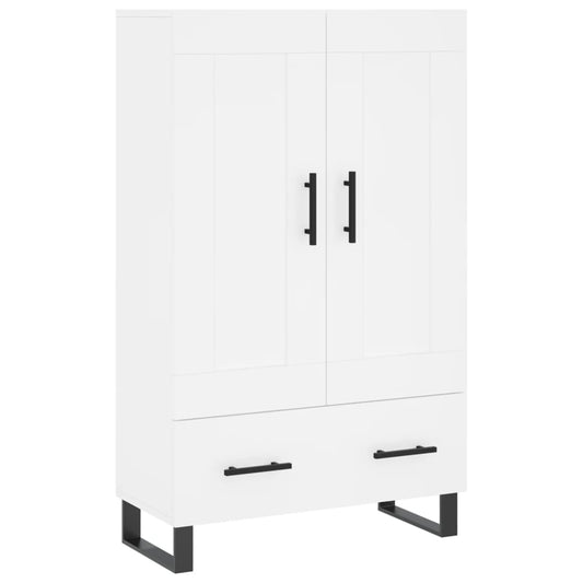 vidaXL Ντουλάπα Λευκή 69,5 x 31 x 115 εκ. από Επεξεργασμένο Ξύλο