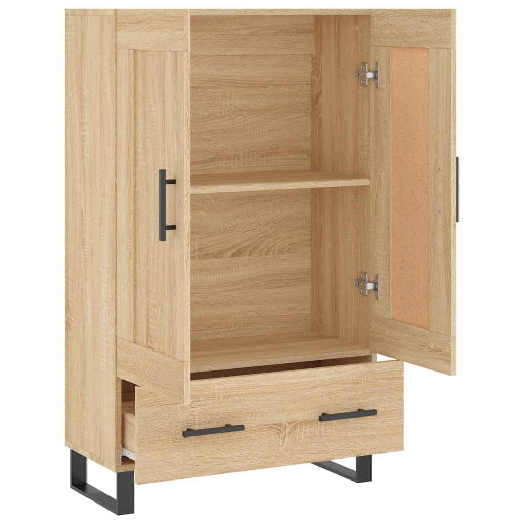 vidaXL Ντουλάπα Sonoma Δρυς 69,5 x 31 x 115 εκ. από Επεξεργασμένο Ξύλο