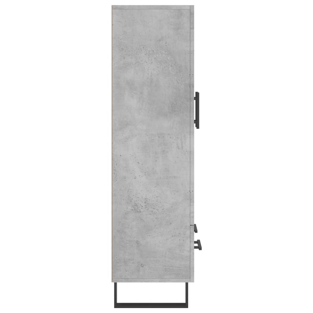 vidaXL Ντουλάπα Γκρι Σκυροδέματος 69,5 x 31 x 115 εκ. Επεξεργ. Ξύλο
