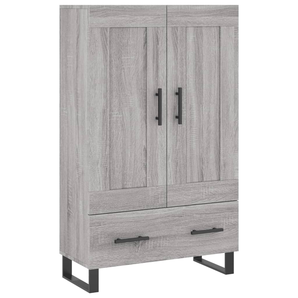 vidaXL Ντουλάπα Γκρι Sonoma 69,5 x 31 x 115 εκ. από Επεξεργασμένο Ξύλο