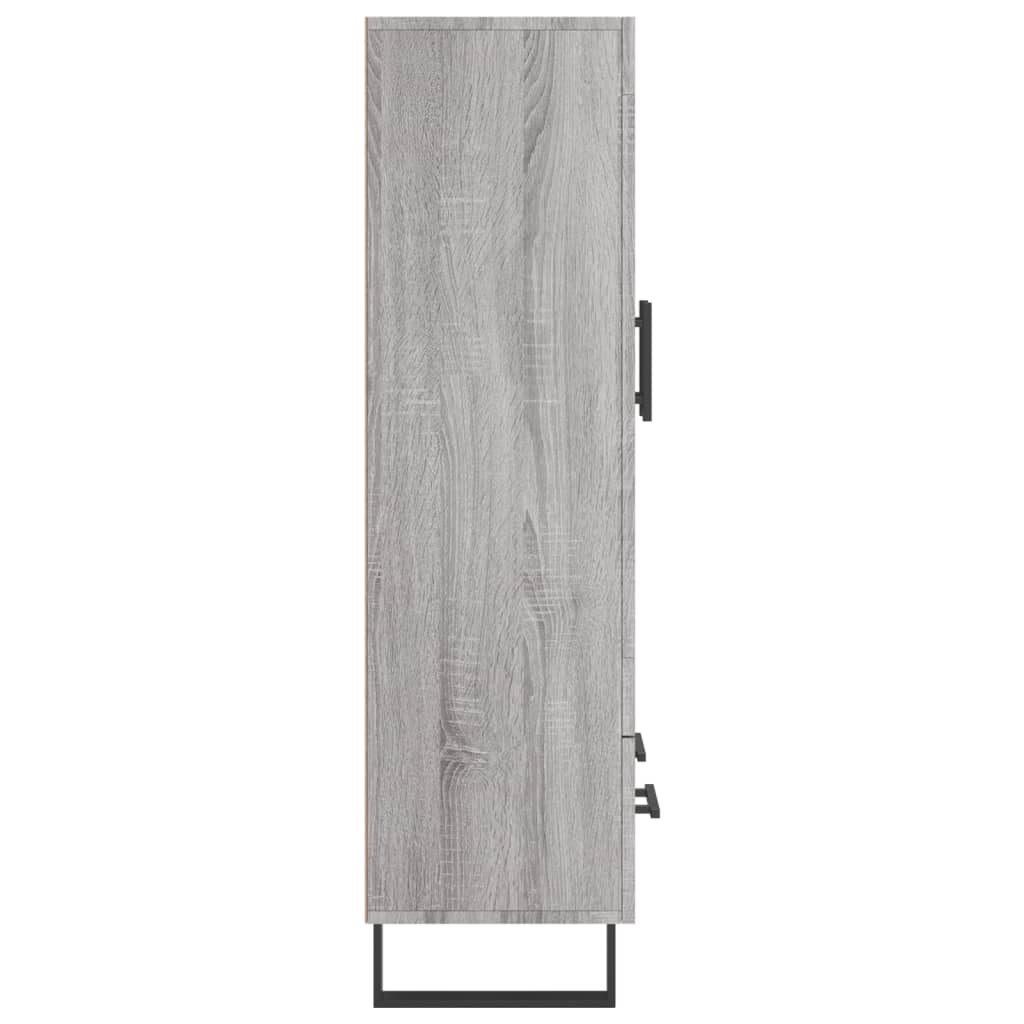 vidaXL Ντουλάπα Γκρι Sonoma 69,5 x 31 x 115 εκ. από Επεξεργασμένο Ξύλο