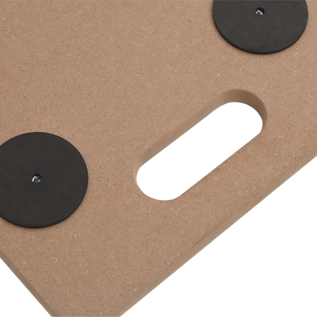 vidaXL Τρέιλερ Μεταφοράς Αντικειμένων 2 Τεμ. Ορθογώνια από Επεξ. Ξύλο