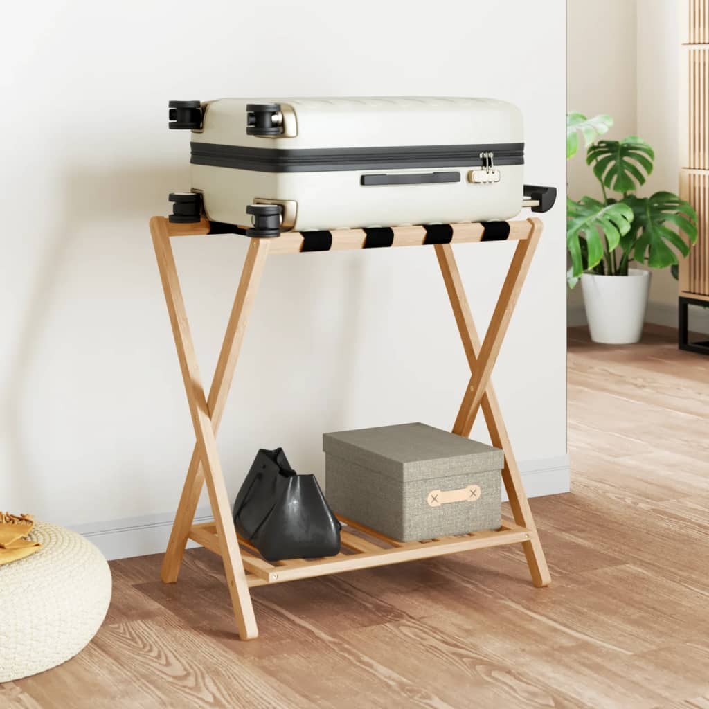 vidaXL Ράφι Αποσκευών 68 x 38 x 58 εκ. από Μπαμπού