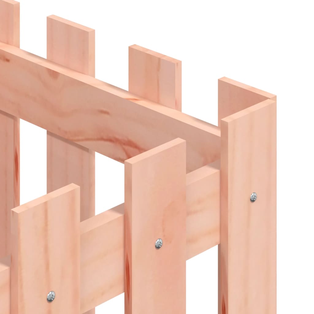 vidaXL Ζαρντινιέρα με Σχ. Φράχτη 40x40x40 εκ. Μασίφ Ξύλο Ψευδοτσούγκας