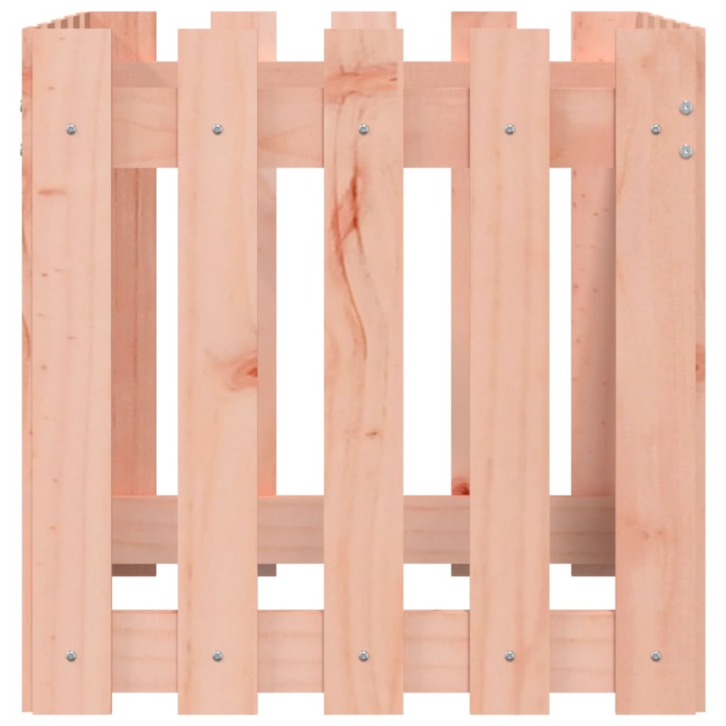 vidaXL Ζαρντινιέρα με Σχ. Φράχτη 50x50x50 εκ. Μασίφ Ξύλο Ψευδοτσούγκας