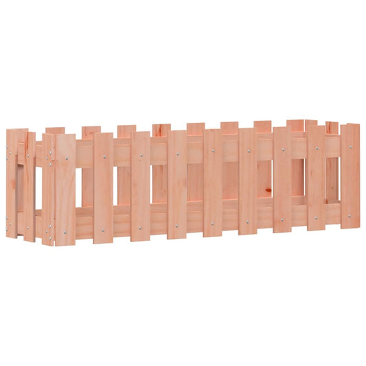 vidaXL Ζαρντινιέρα Υπερυψωμένη Φράχτης 100x30x30 εκ Μασίφ Ψευδοτσούγκα