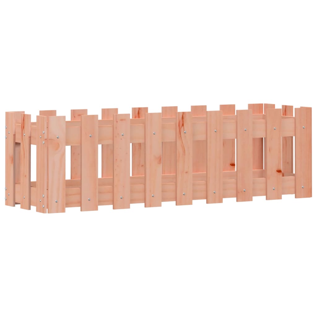 vidaXL Ζαρντινιέρα Υπερυψωμένη Φράχτης 100x30x30 εκ Μασίφ Ψευδοτσούγκα