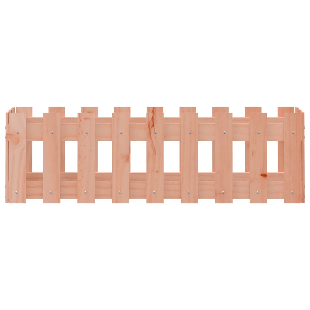 vidaXL Ζαρντινιέρα Υπερυψωμένη Φράχτης 100x30x30 εκ Μασίφ Ψευδοτσούγκα