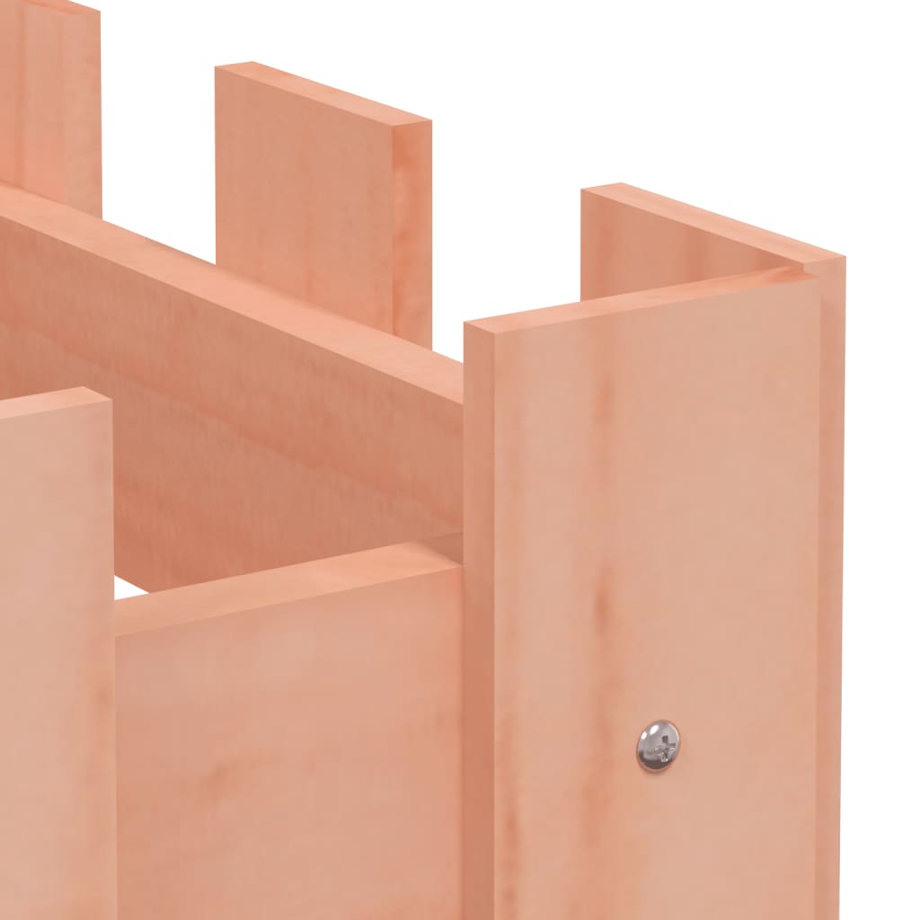 vidaXL Ζαρντινιέρα με Σχέδιο Φράχτη 200x30x30 εκ. Μασίφ Ψευδοτσούγκα