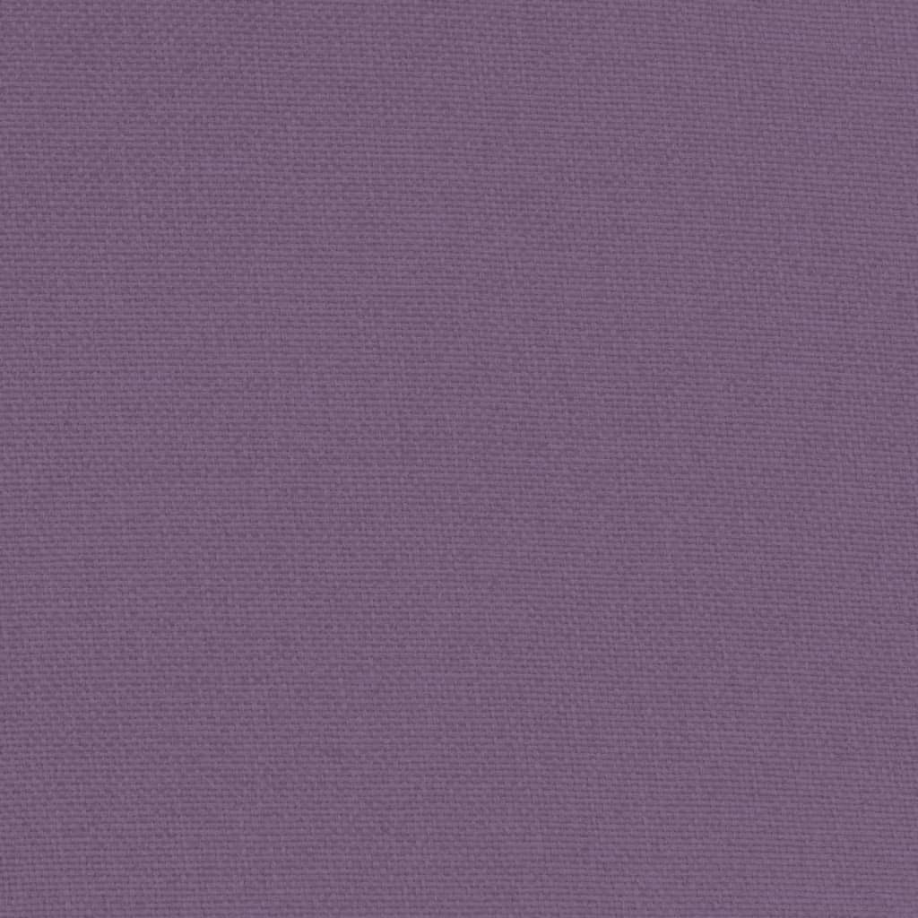 vidaXL Πολυθρόνα Μπάρελ Μοβ Υφασμάτινη με Υποπόδιο