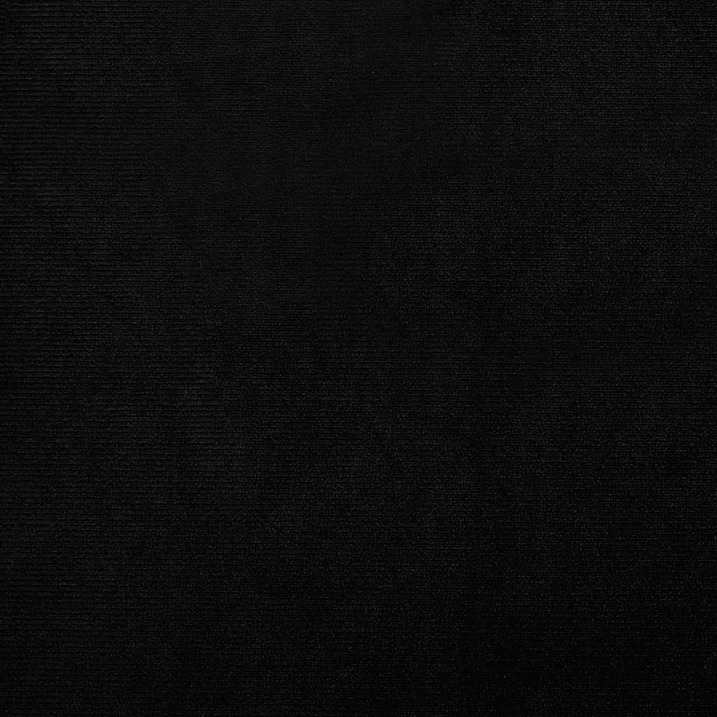 vidaXL Πολυθρόνα Μπάρελ Μαύρη Βελούδινη