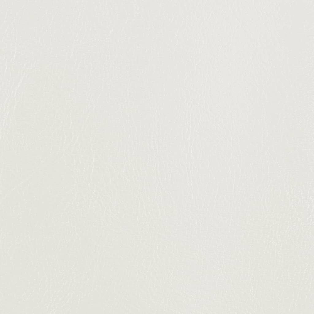 vidaXL Πολυθρόνα Μπάρελ Λευκή από Συνθετικό Δέρμα