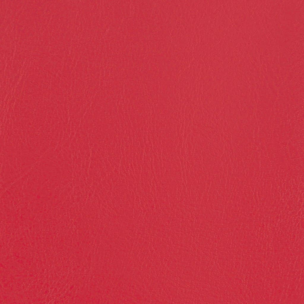 vidaXL Πολυθρόνα Μπάρελ με Υποπόδιο Κόκκινη από Συνθετικό Δέρμα