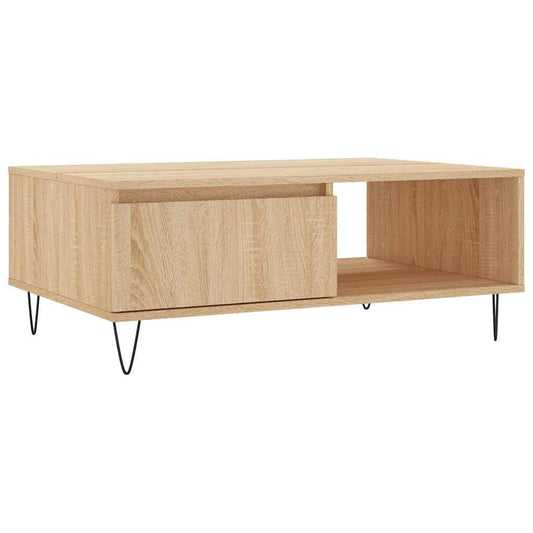 vidaXL Τραπεζάκι Σαλονιού Sonoma Δρυς 90x60x35 εκ. Επεξεργασμένο Ξύλο
