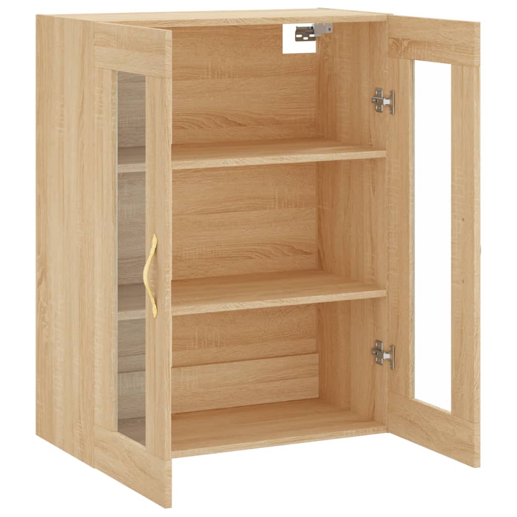 vidaXL Ντουλάπι Επιτοίχιο Sonoma Δρυς 69,5 x 34 x 90 εκ.