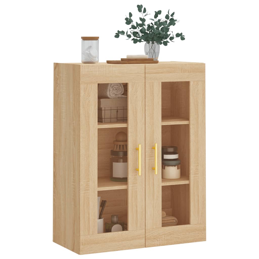 vidaXL Ντουλάπι Επιτοίχιο Sonoma Δρυς 69,5 x 34 x 90 εκ.