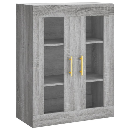 vidaXL Ντουλάπι Τοίχου Γκρι Sonoma 69,5 x 34 x 90 εκ.