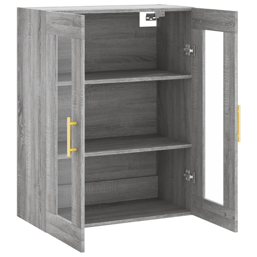vidaXL Ντουλάπι Τοίχου Γκρι Sonoma 69,5 x 34 x 90 εκ.