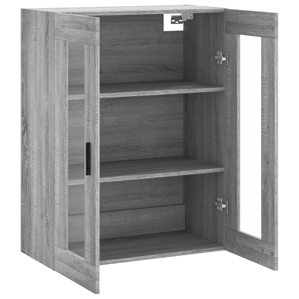 vidaXL Ντουλάπι Τοίχου Γκρι Sonoma 69,5 x 34 x 90 εκ.