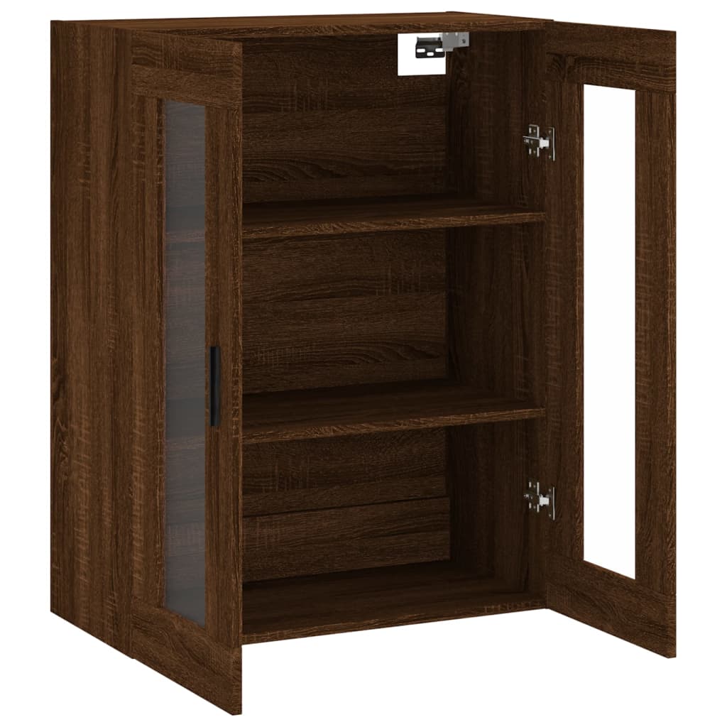 vidaXL Ντουλάπι Τοίχου Καφέ Δρυς 69,5 x 34 x 90 εκ.
