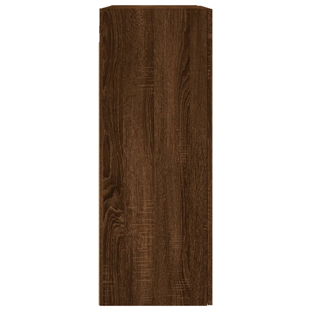 vidaXL Ντουλάπι Τοίχου Καφέ Δρυς 69,5 x 34 x 90 εκ.