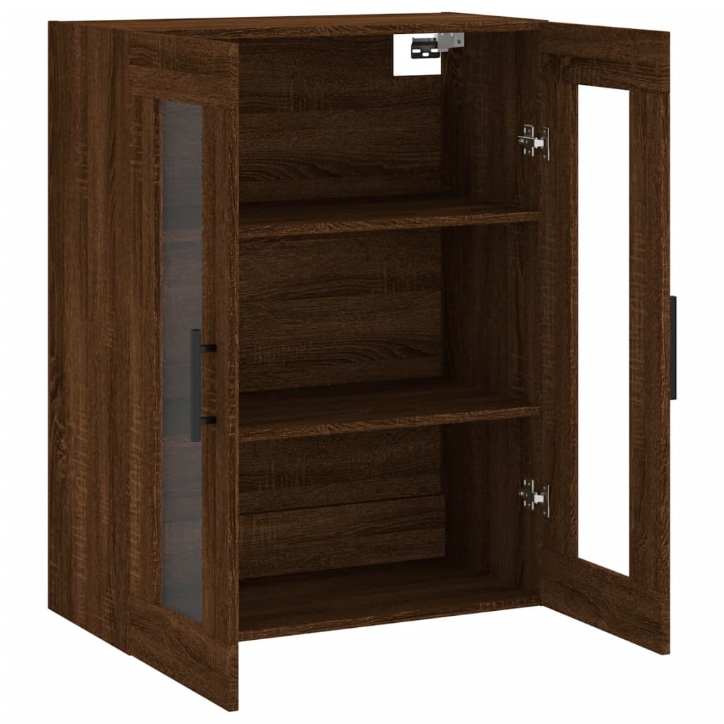 vidaXL Ντουλάπι Τοίχου Καφέ Δρυς 69,5 x 34 x 90 εκ.