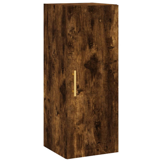 vidaXL Ντουλάπι Τοίχου Καπνιστή Δρυς 34,5 x 34 x 90 εκ.